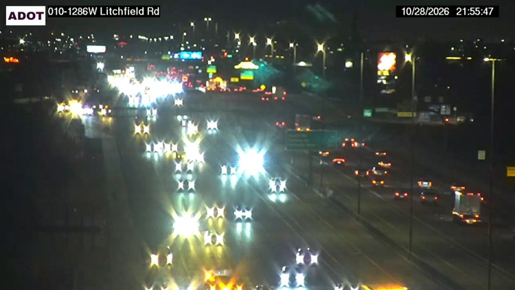 I-10 westbound reopened in Goodyear after car fire