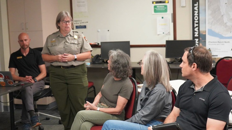 Governor Hobbs tours Grand Canyon flood recovery as park sets tentative water restoration timeline