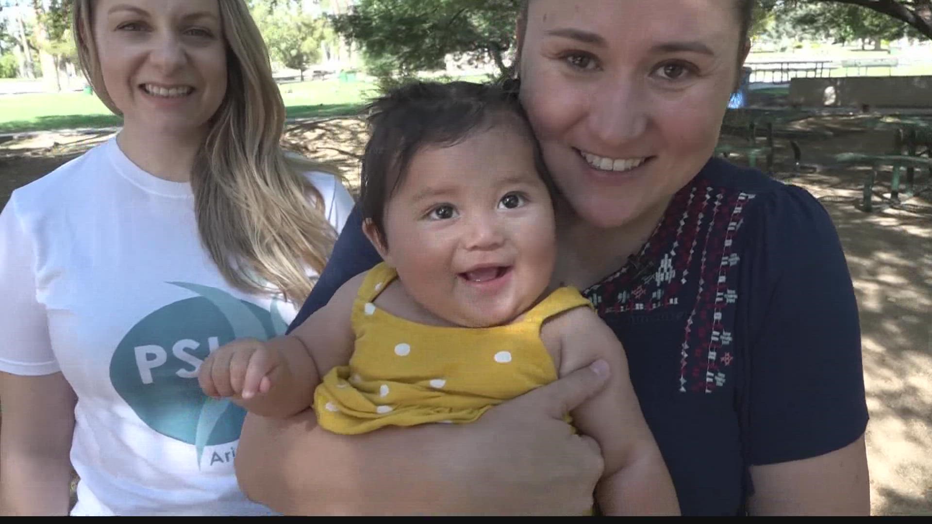 The "Climb Out of the Darkness" event at Encanto Park is bringing awareness to the importance of mental health for new families. Jen Wahl has the story.
