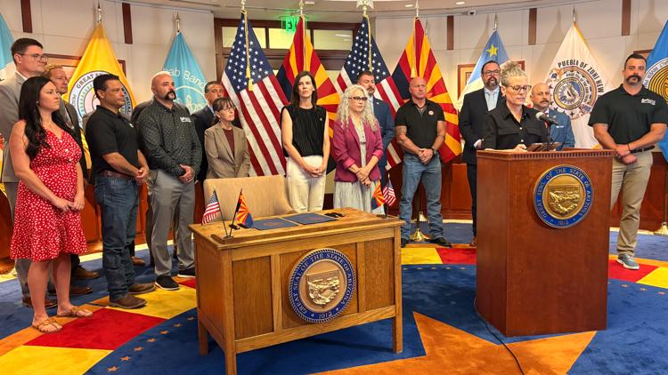 Arizona firefighters celebrate new laws protecting cancer benefits as union battle enters ballot fight