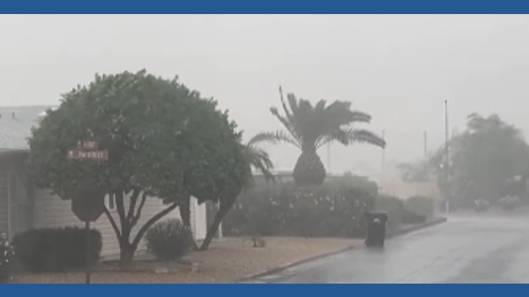 Early morning rain in the Valley follows hail, flooding across Arizona overnight