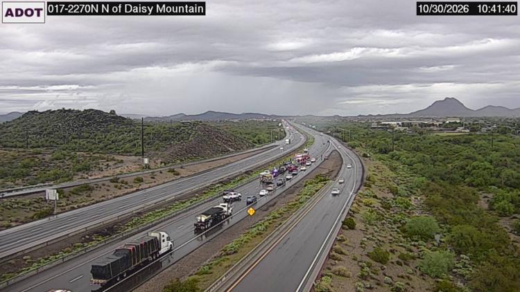 Fatal crash reported on I-17 north of Phoenix