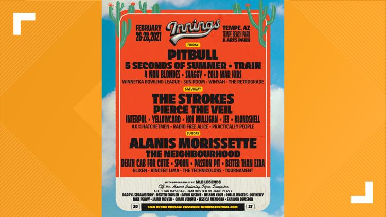 The Strokes, Alanis Morissette to headline Innings Festival at Tempe Beach Park