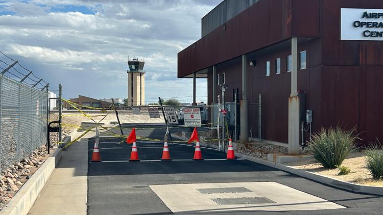 Attempted traffic stop leads to crash inside Scottsdale Airport