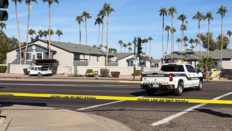 5 people taken to hospital after car crashes into Phoenix bus stop