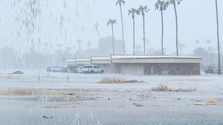Here's how much rain fell across the Phoenix area on Wednesday