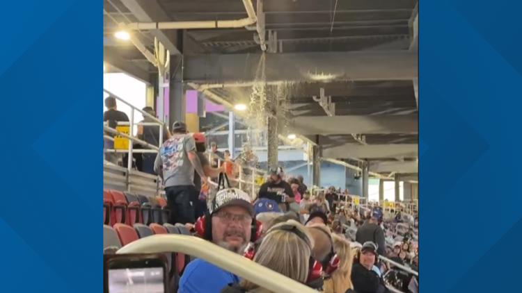 'There was toilet paper hanging down': Wastewater rains on fans at Phoenix International Raceway, social media video shows