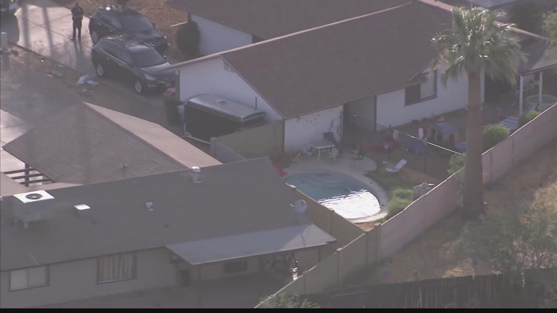 Phoenix fire says family began CPR before first responders arrived at the home near 51st Avenue and Bell Road.