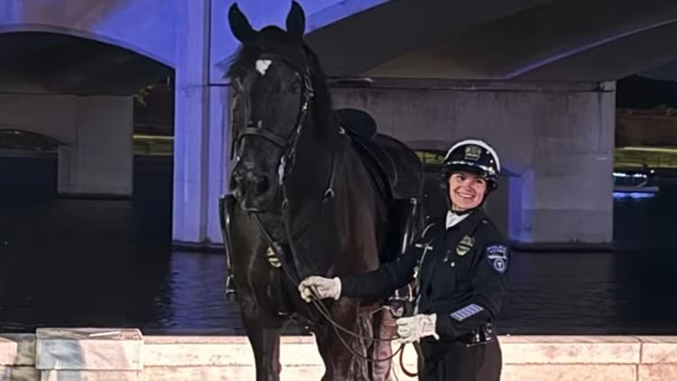 Tempe police horse retiring after 12 years of service