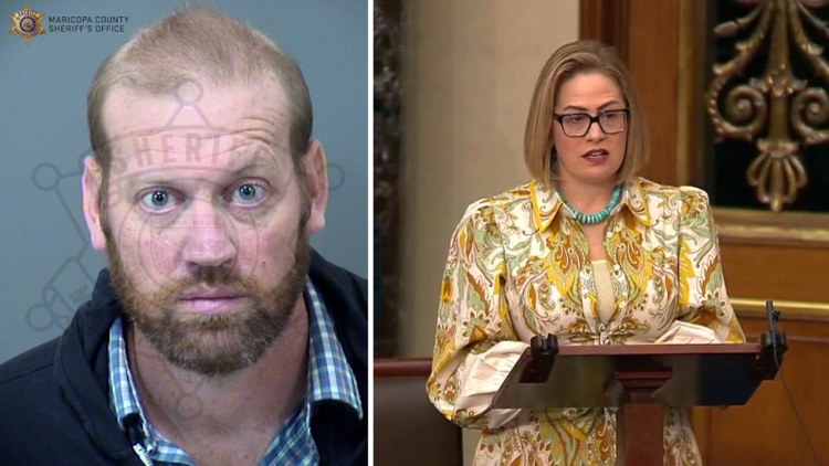 Ex-bodyguard of Kyrsten Sinema arrested on suspicion of damaging the former senator's home