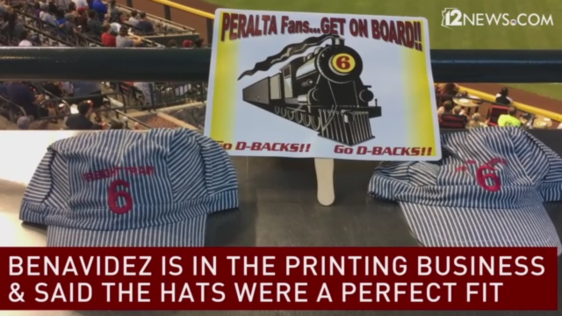 Julian Benavidez and Pamela Qandil found a unique way to show their support for Arizona Diamondbacks outfielder David Peralta, and it's safe to say we're all on board.