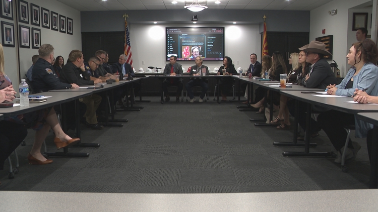 Arizona lawmakers, sheriff and parents gather in Phoenix to talk school safety, SB 1315 and Prop 320