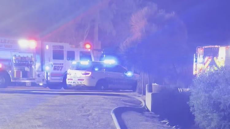 Woman hospitalized after Scottsdale home fire possibly sparked by lightning