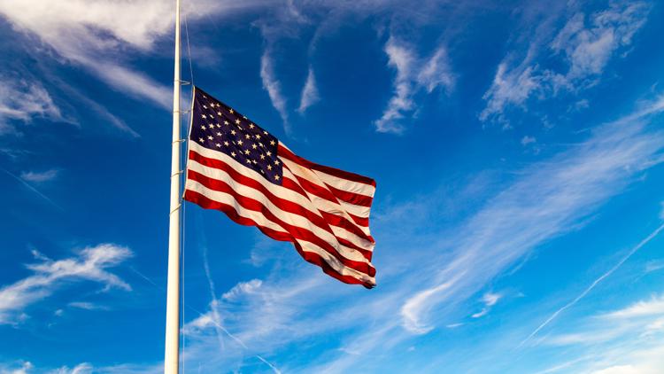 Why are flags at half-staff?