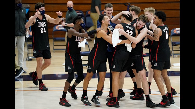 No. 1 Gonzaga overcomes slow start, beats Pepperdine 97-75 | 10tv.com