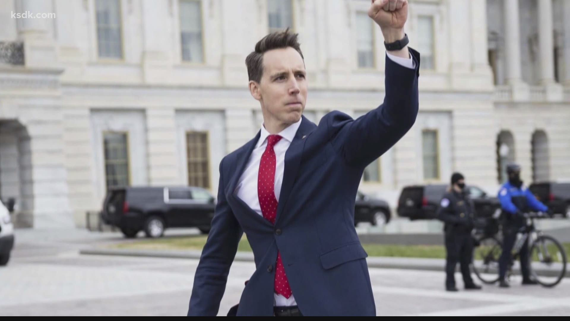 Missouri Senator Josh Hawley made his first public appearance since the violence at the U.S. Capitol on Fox News Monday