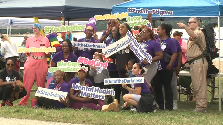 Thousands walk to raise awareness for suicide prevention and stop the mental health stigma