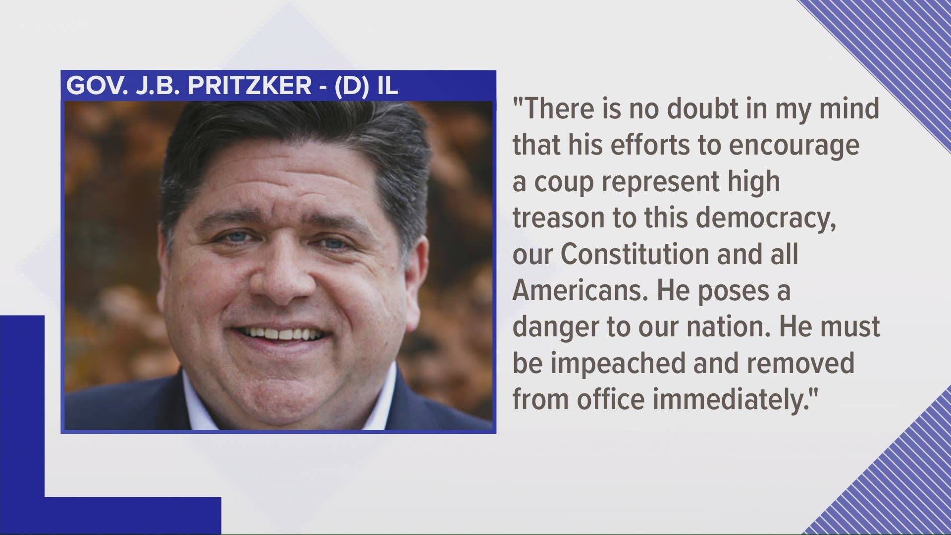 "There is no doubt in my mind that his efforts to encourage a coup represent high treason to this democracy, our Constitution and all Americans"