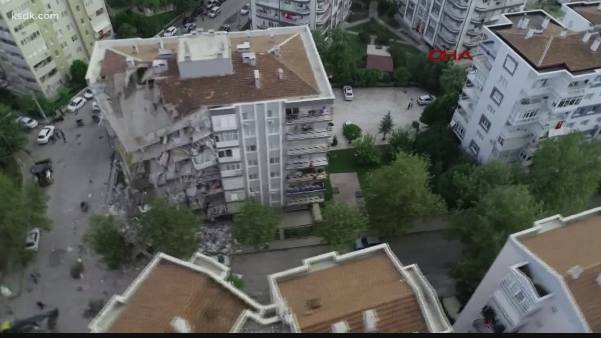 A magnitude 6.6 earthquake has struck Turkey, causing buildings to collapse