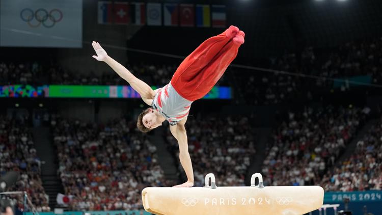 Stephen Nedoroscik earns spot on the Olympic podium after pommel horse final