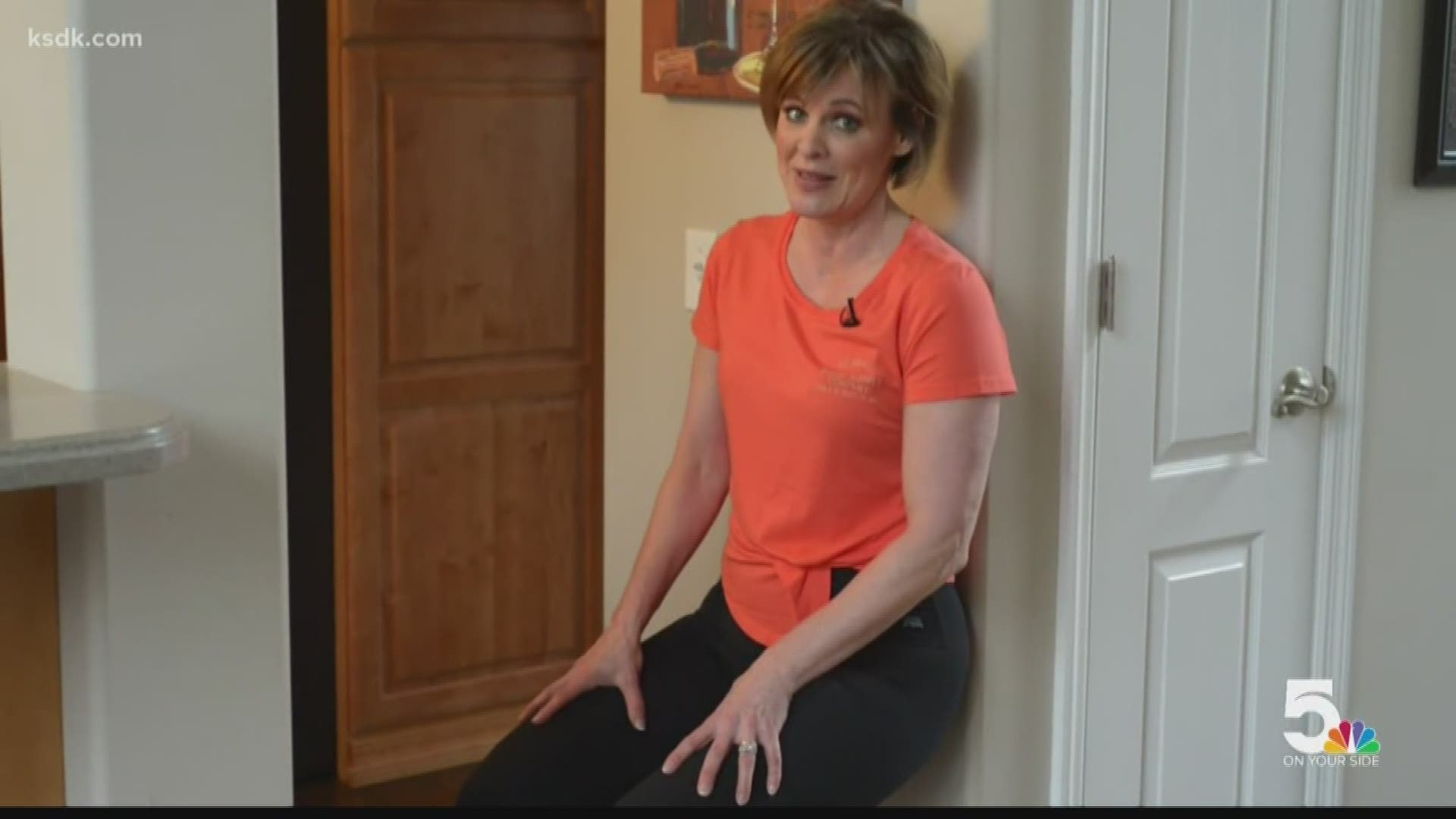 Monica Adams has a full-body workout you can do in your home in just seconds