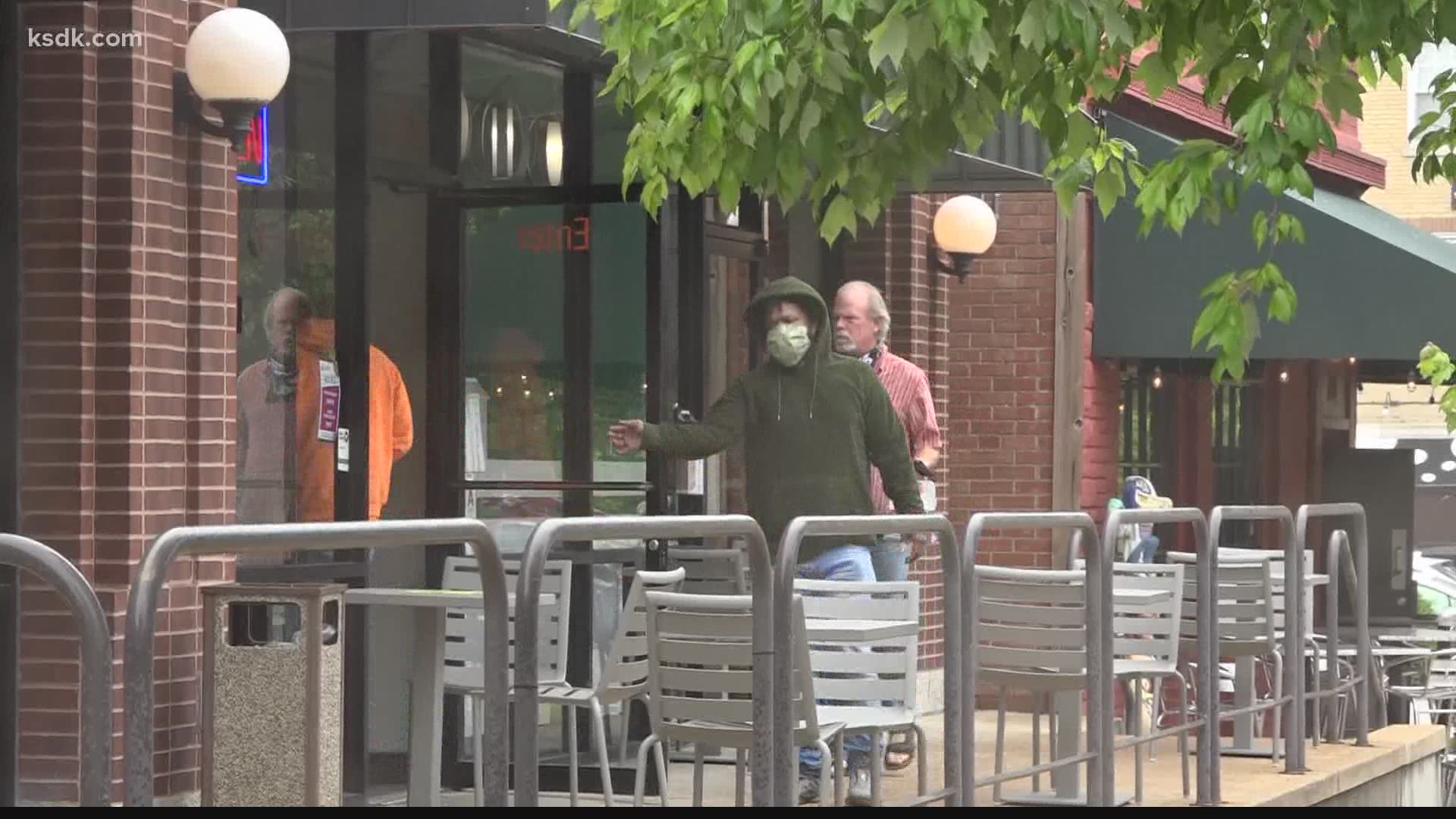 St. Louis County gave businesses permission to turn away customers who were not wearing masks.