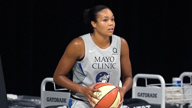 Former UConn star makes season debut with Minnesota Lynx weeks after the birth of her daughter