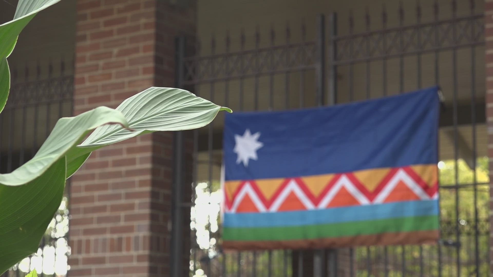 It's Hispanic Heritage Month and for the first time, a flag was created for the celebration. A local artist and a committee worked on it for months.