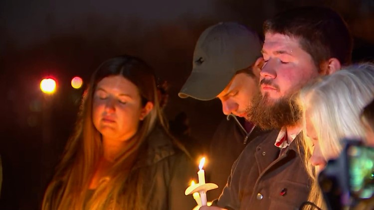 Nashville community holds vigil for Riley Strain at site where he was last seen alive