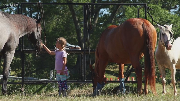 How horse therapy helped Arkansas girl speak again