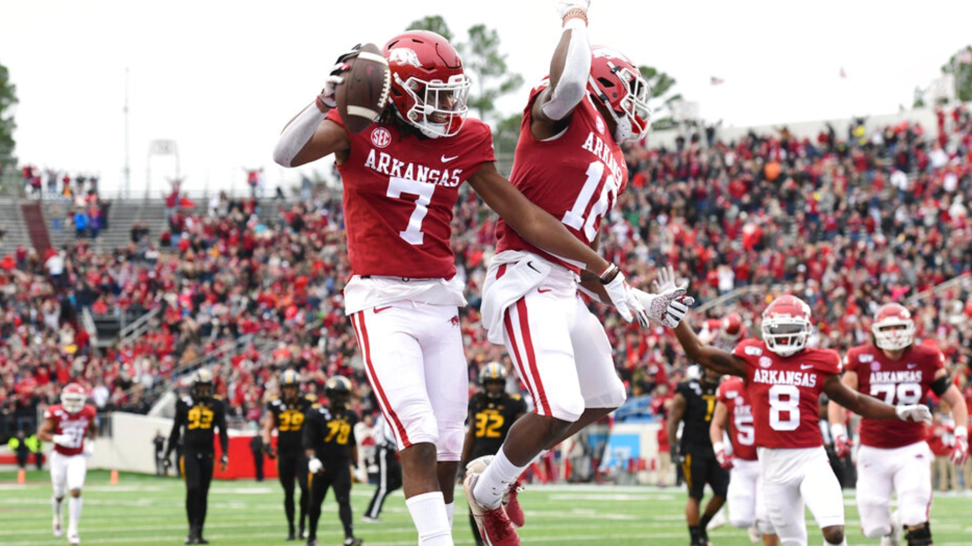 Kickoff Times And TV Networks Announced For Five Razorback Games