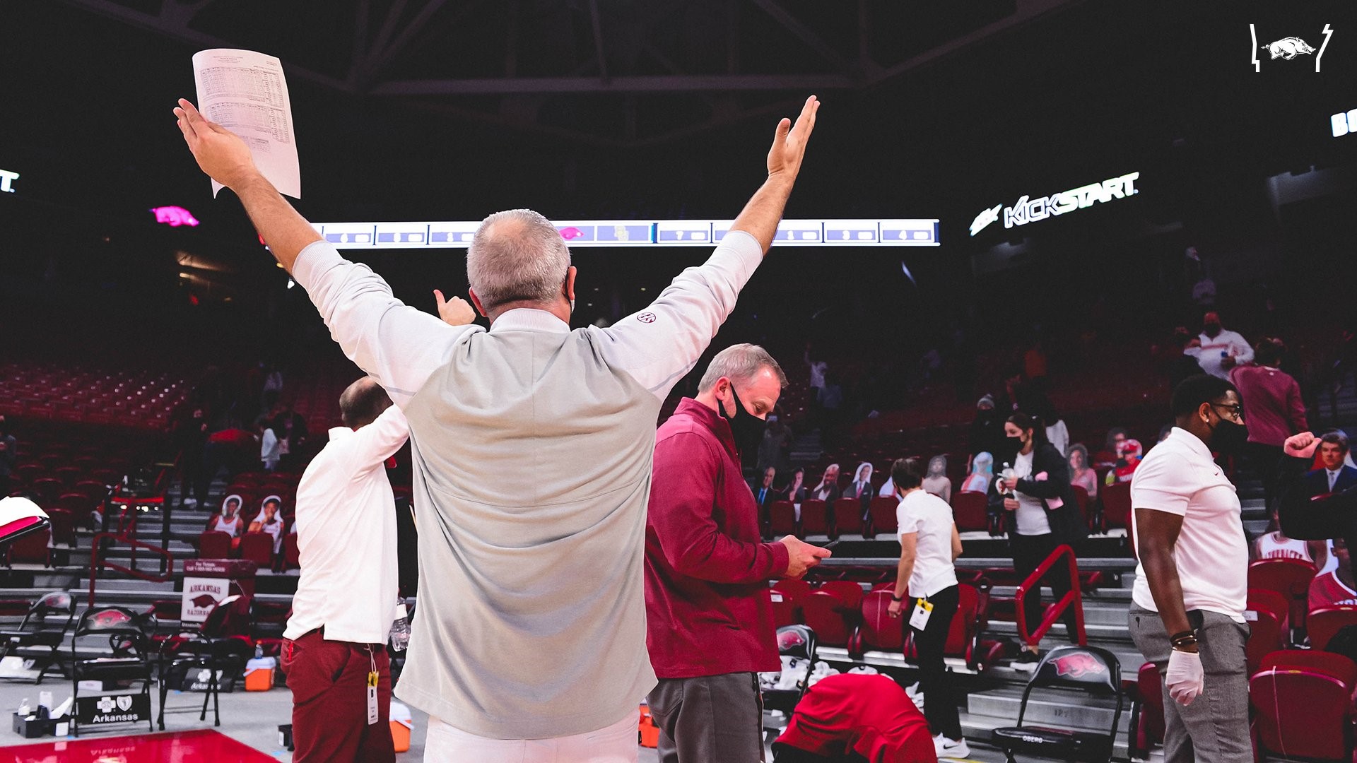 Arkansas earned a No. 4 seed and will face No. 13 Wright State Monday, March 21