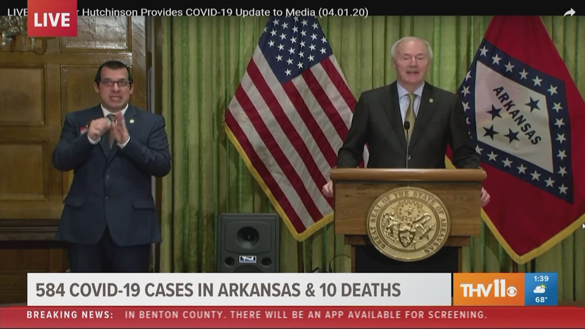 Gov. Asa Hutchinson said in a press conference on Wednesday that he recommends the closing of the Buffalo National Park.