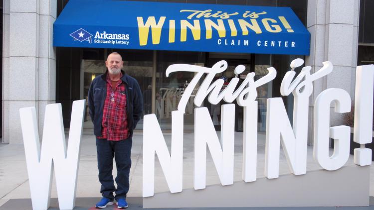 Little Rock man wins $110,000 in Arkansas lottery 3 months after having a stroke