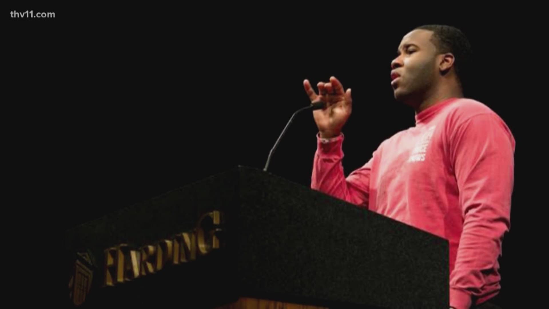 Botham was a part of The Good News Singers at Harding University. Tuesday the acapella group sang in his honor on the exact same stage he used to sing on.