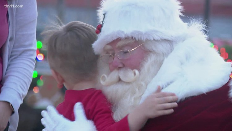 Arkansas woman steps in for Santa as he prepares to deliver Christmas gifts