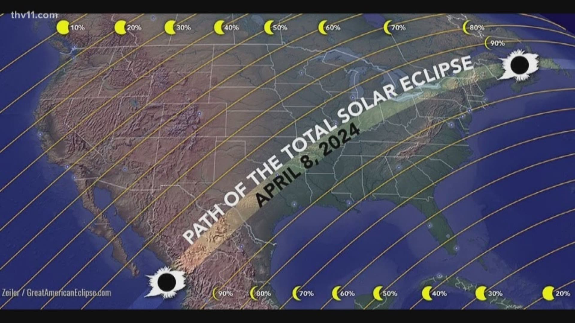 Total Solar Eclipse On April 8 2024 Path Map And Times