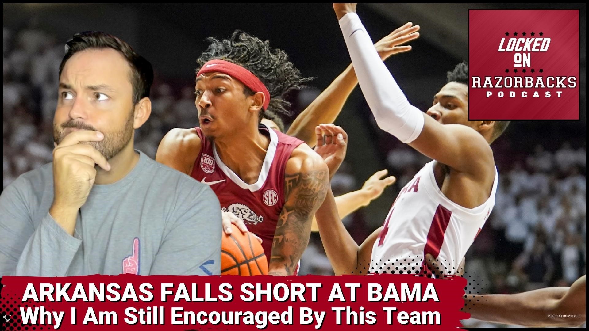 Razorback Basketball went on the road and gave the Alabama Crimson Tide all they wanted but came up short 86-83.