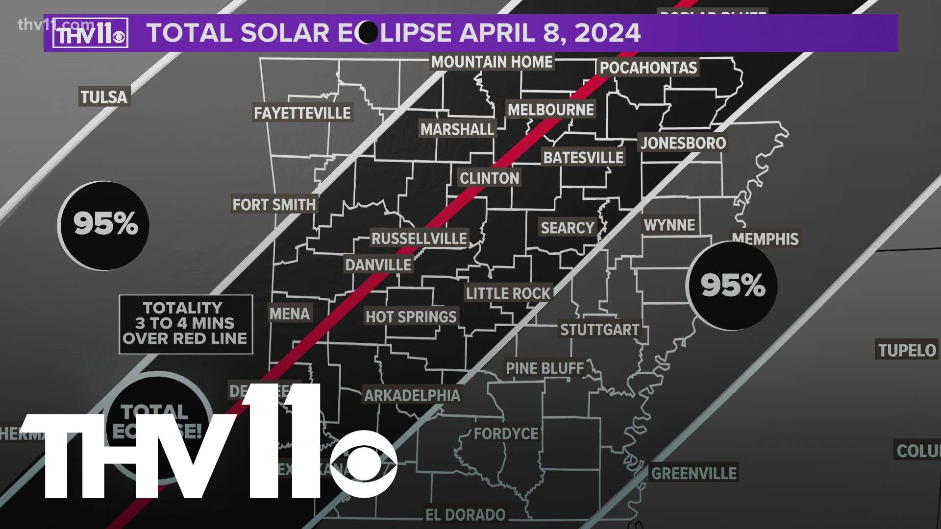 Total Solar Eclipse 2024 Path Map Arkansas Time Tonie Susannah