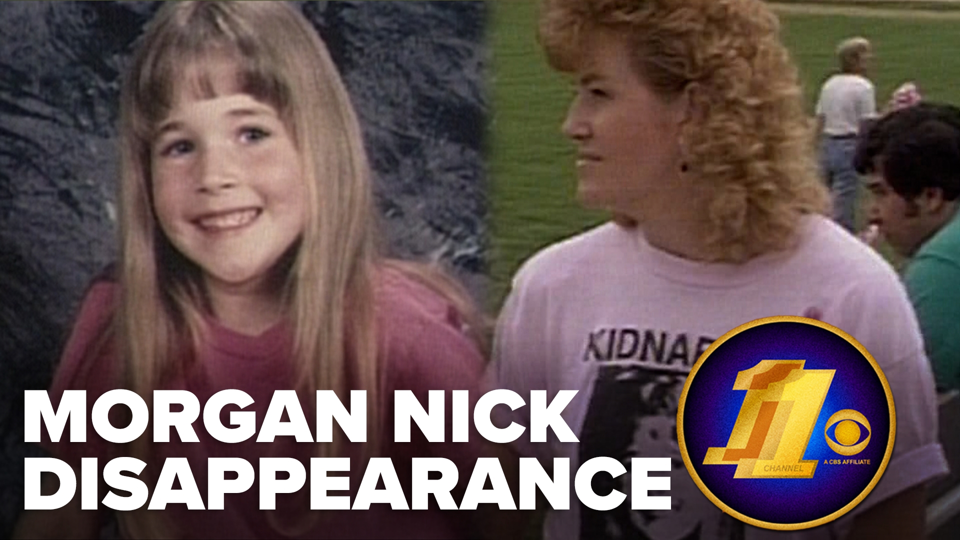 In this archive footage from 1995 and 1996 we hear from Colleen Nick and officials about the disappearance of Morgan Nick and trying to find her.