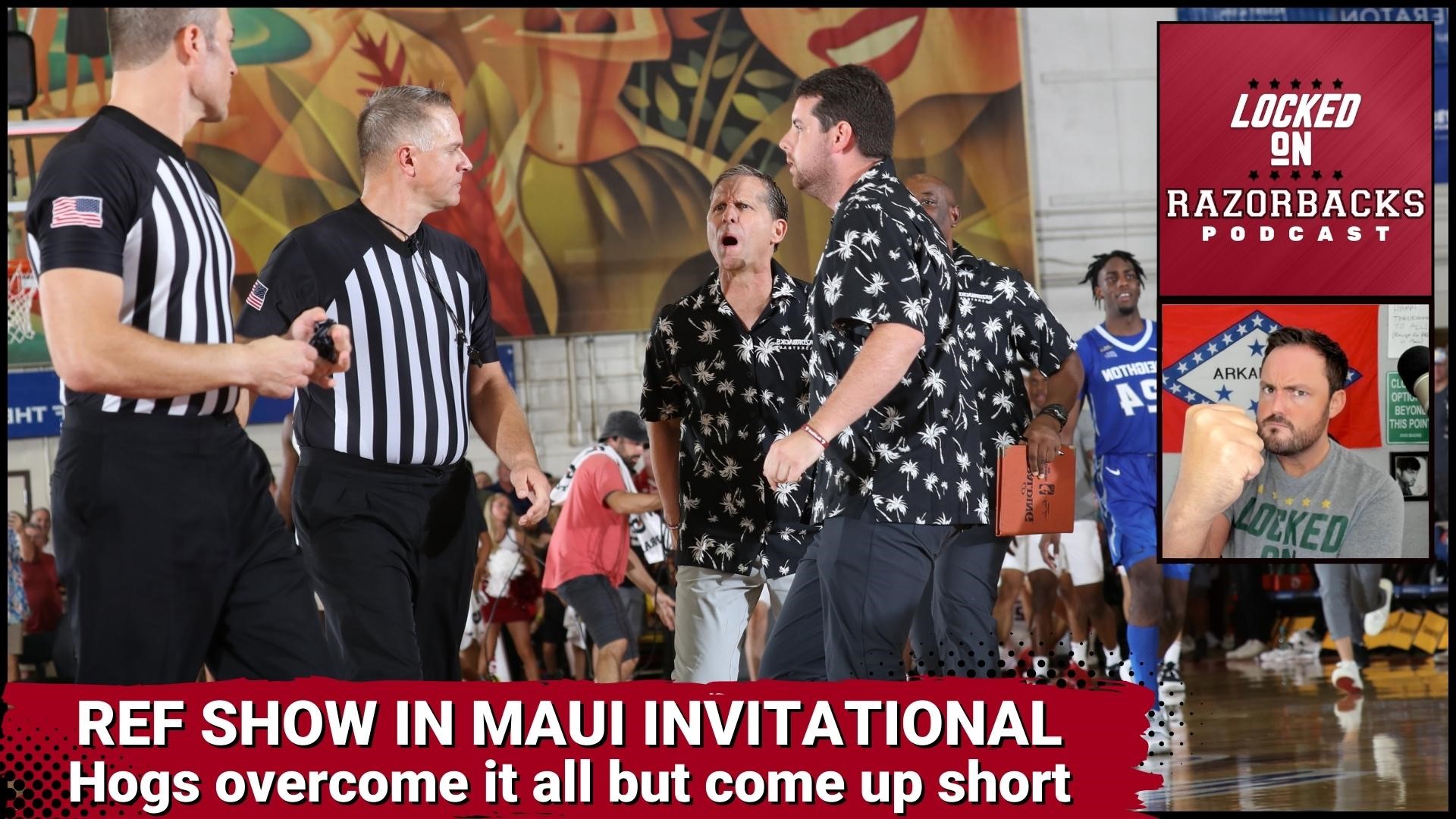 John Nabors reacts to the Razorbacks loss to Creighton in the Maui Invitational last night and how the officiating was extremely costly in the 2nd half for the Hogs.
