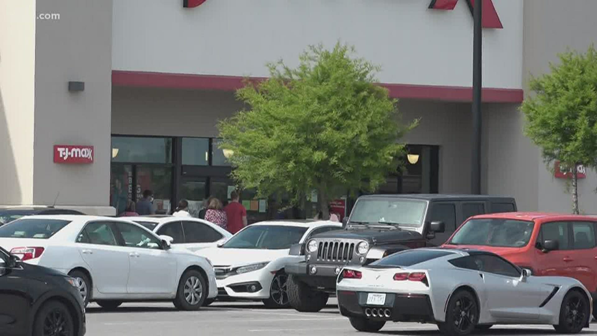 Social media posts over the weekend showed crowds and lines at some retail stores in Arkansas where people were not practicing social distancing.