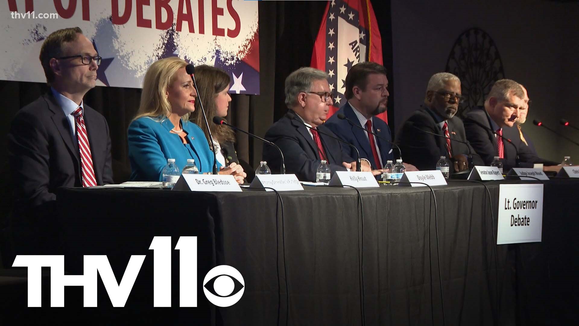 Arkansas candidates from four different races came out on Thursday, holding debates as the primary for the multiple races steadily approaches.