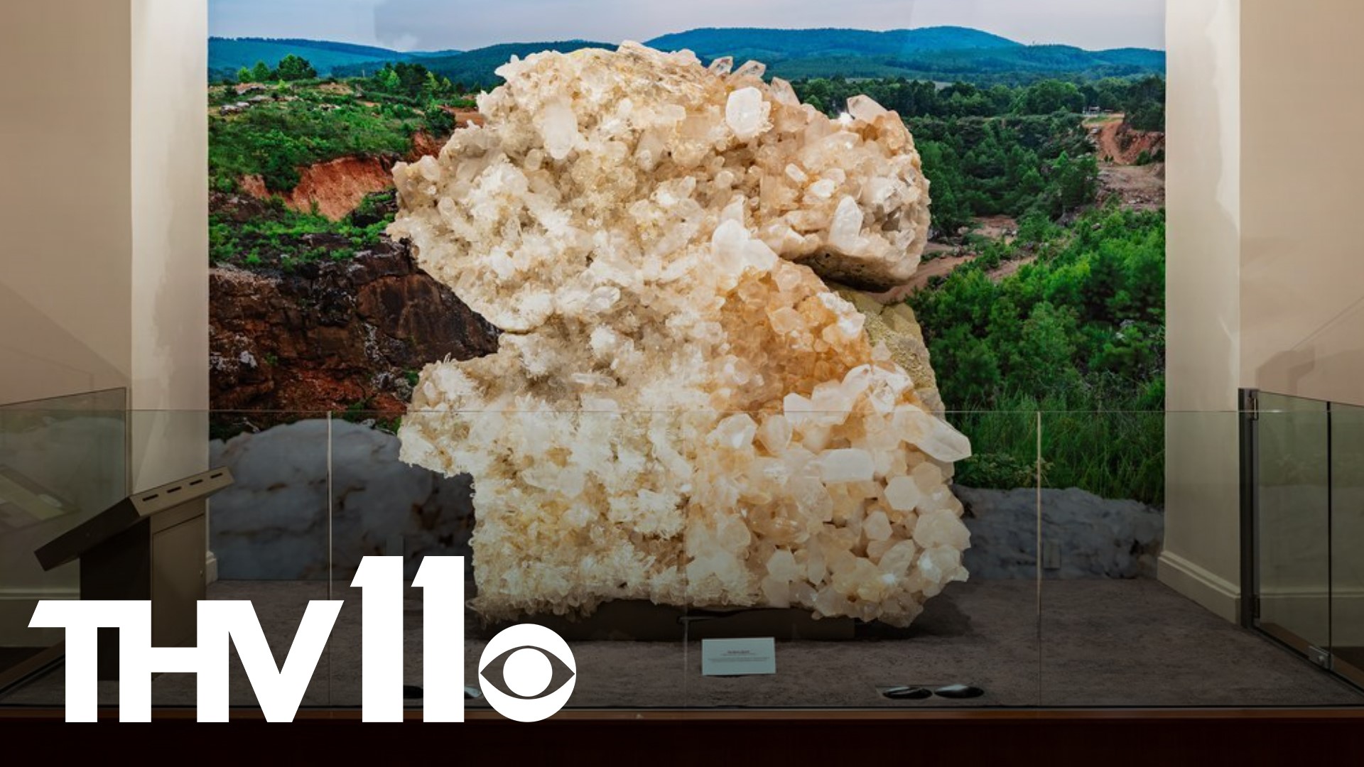 The quartz was discovered at the Coleman Mine in Arkansas’ Ouachita Mountains in 2016.