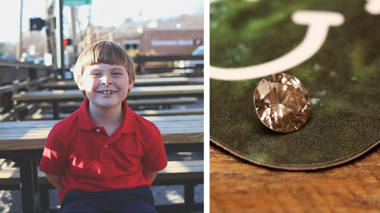 7-year-old Arkansas boy returns lost engagement ring diamond found in gravel