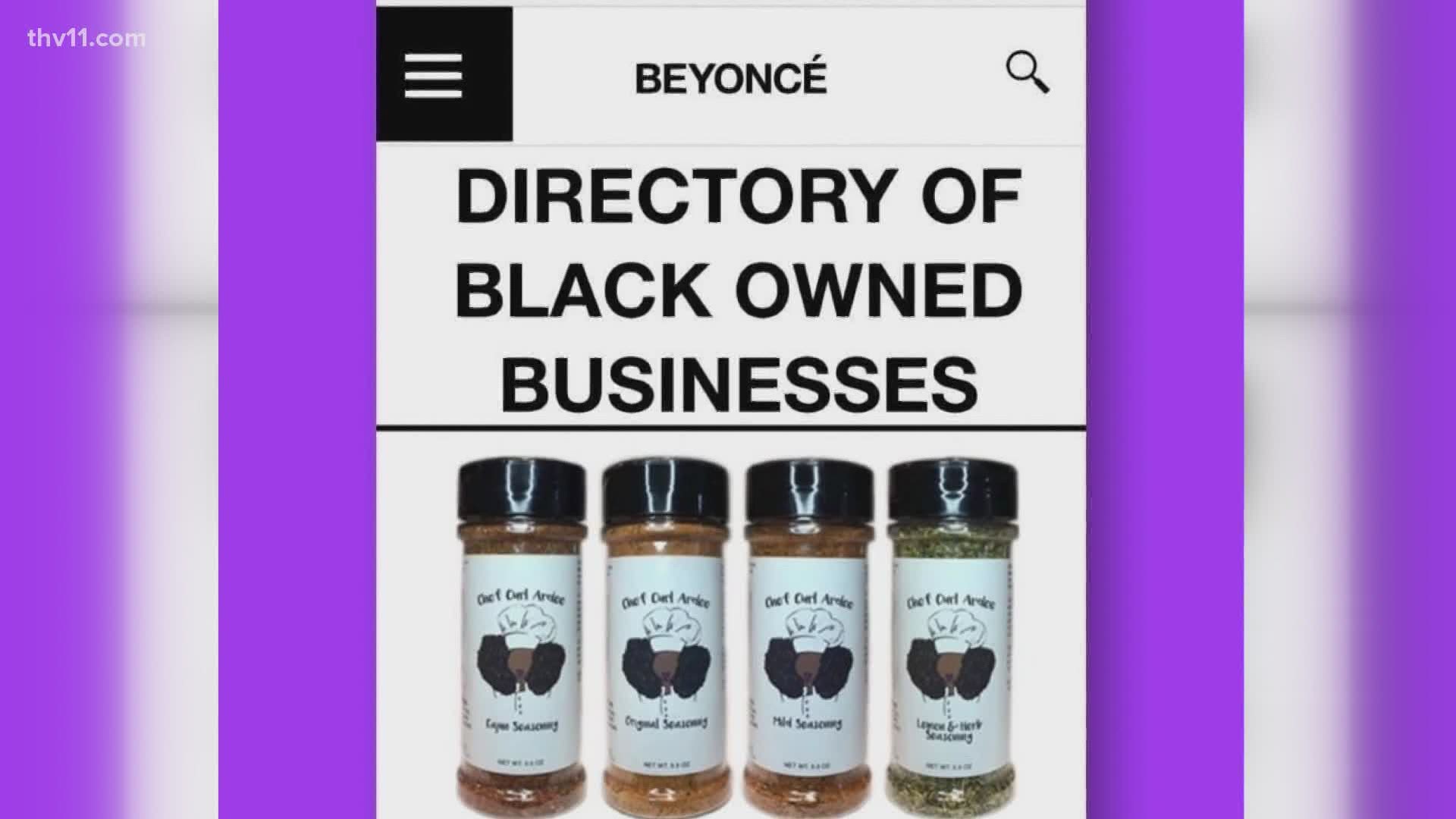 A UCA grad is getting unexpected recognition from music icon Beyoncé. The singer did a campaign roll-out on her website, highlighting black business owners.