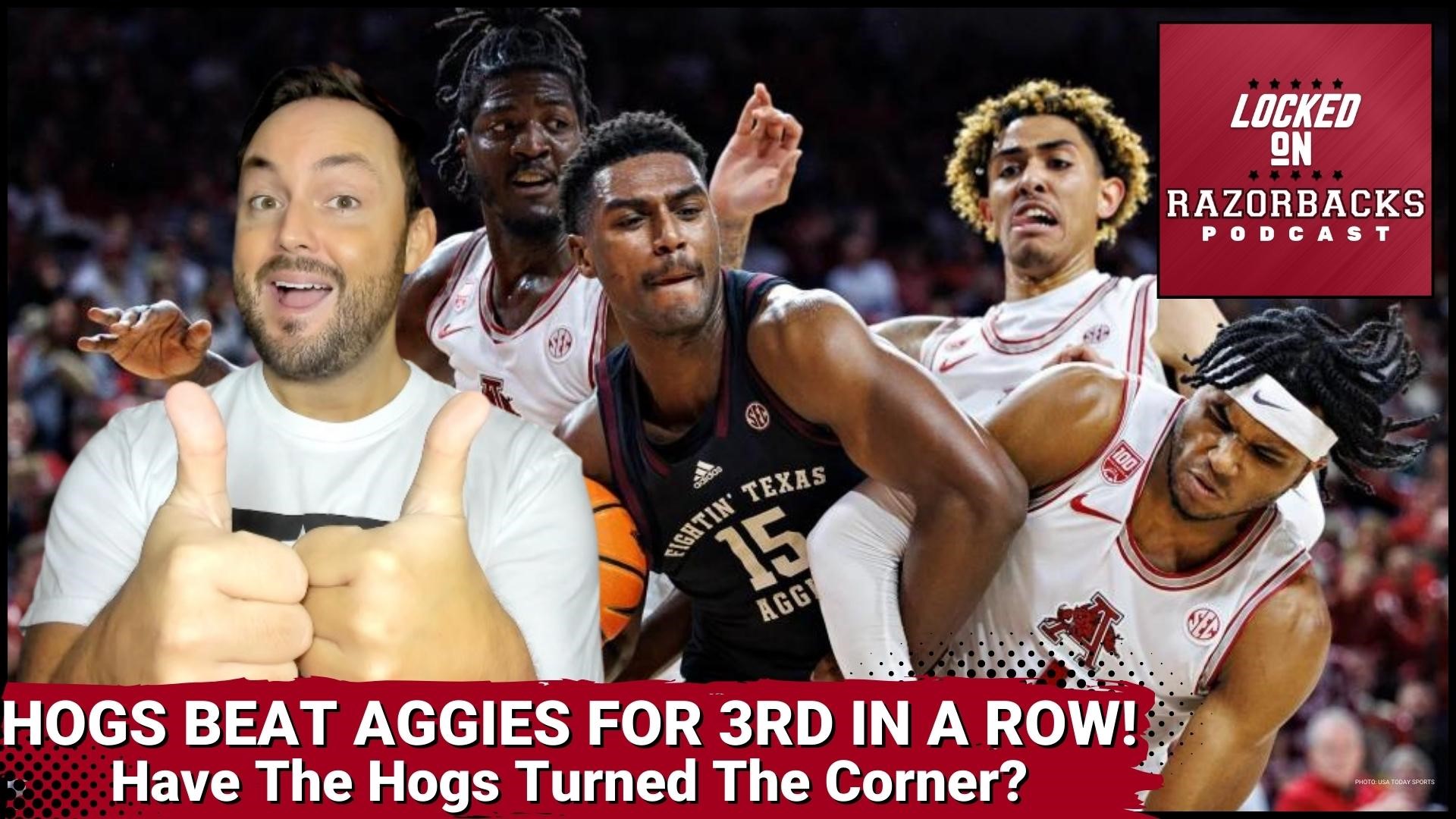 Arkansas beats Texas A&M in Bud Walton to get their 3rd straight SEC win. Can the Hogs keep this momentum?