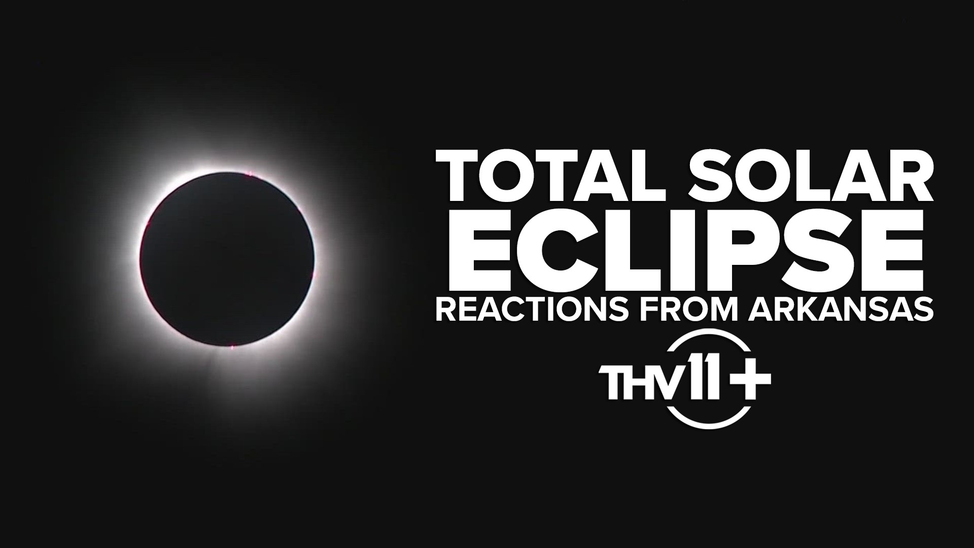 The 2024 total solar eclipse as seen from Arkansas THV11