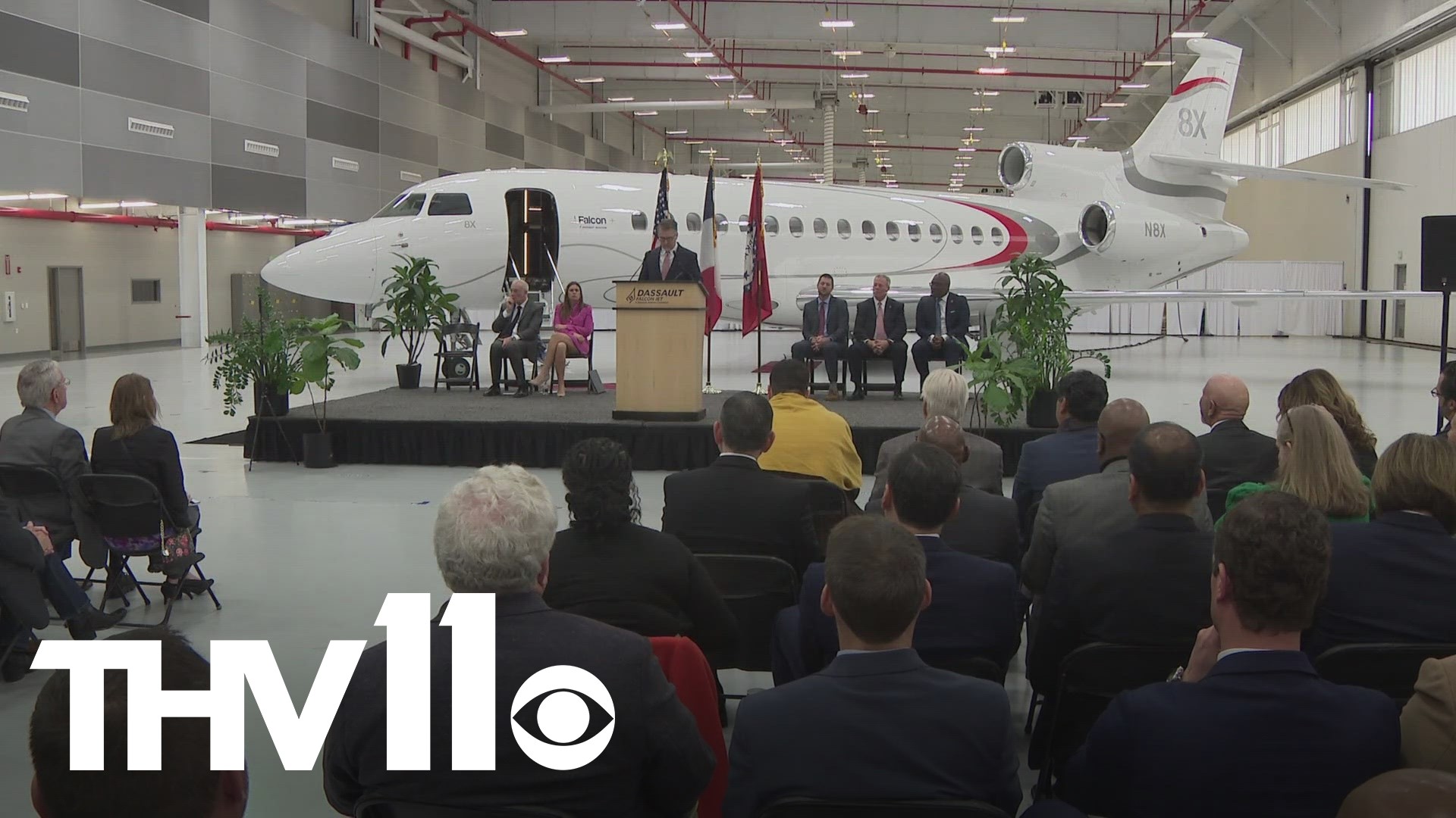 Dassault Falcon Jet, a company with thousands of employees, has decided to expand its presence in the capital city and will be creating 800 more jobs.