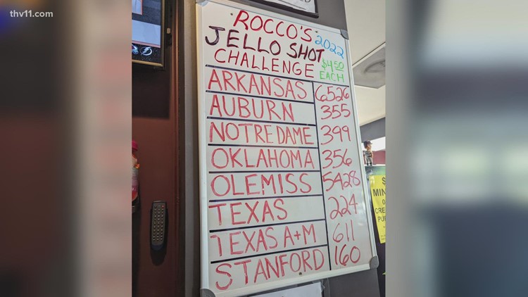 Razorback fans shatter Jell-O shot challenge during College World Series
